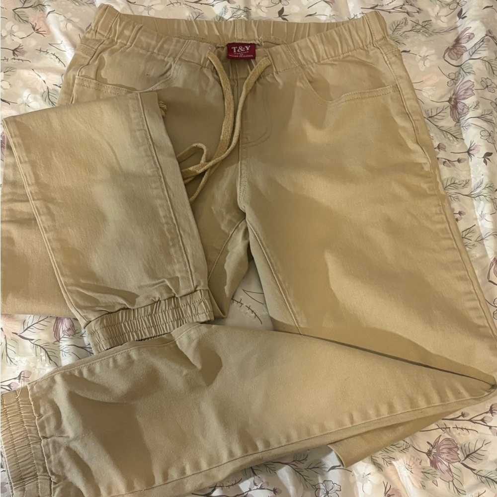 School Girls Tan Pants